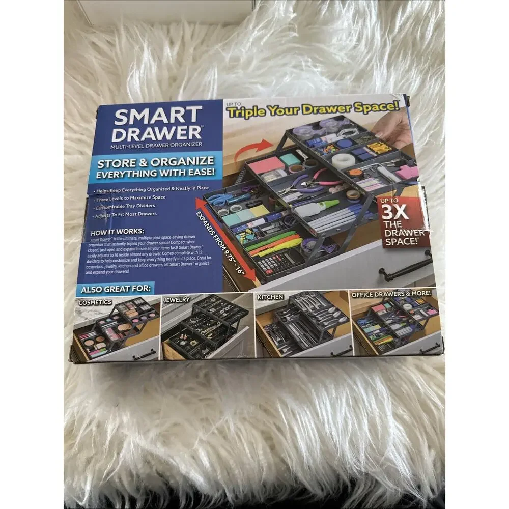 Smart Drawer Organizer Multi-level Jewelry Holder Declutter